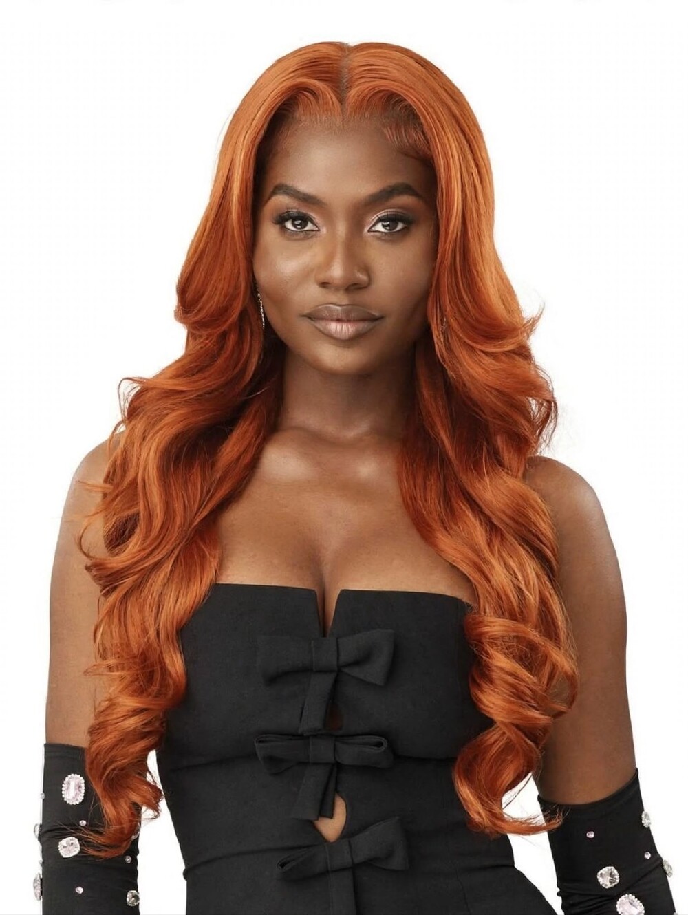 Outre Lace Front Wig - Perfect Hair Line 13X6 - True Frontal - Peak 701 (Ginger)